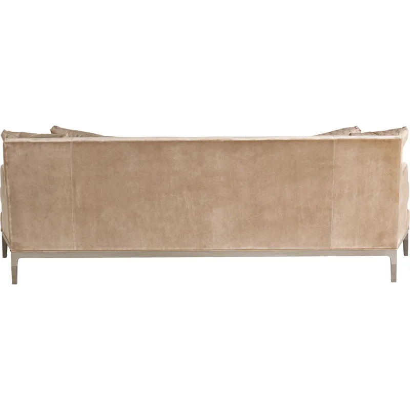 As Shown: fabric 19-811, Gray Mink finish, Antique Silver ferrules (no longer available)
