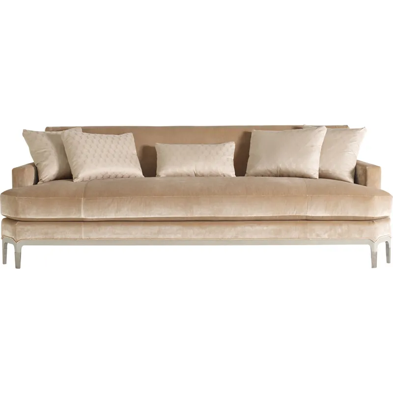 As Shown: fabric 19-811, Gray Mink finish, Antique Silver ferrules (no longer available)