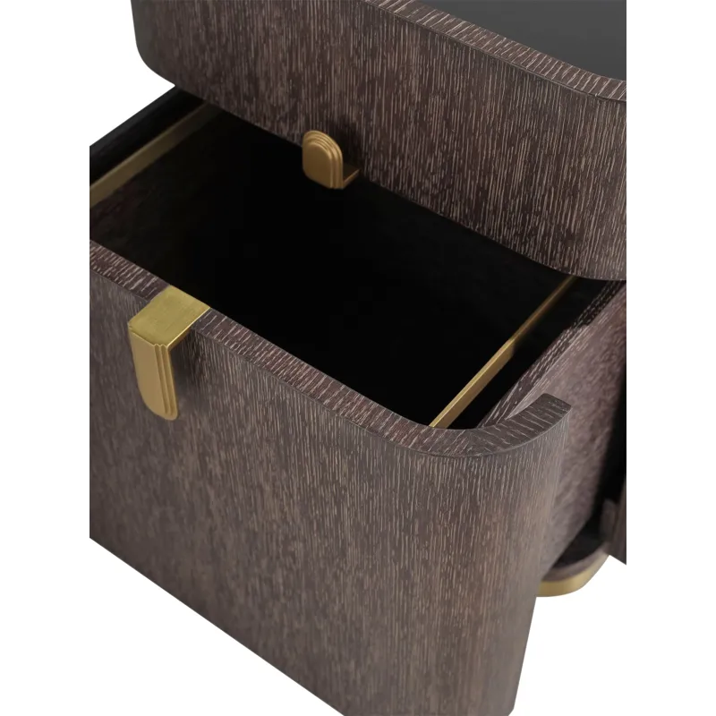 As Shown: Obsidian with Natural Bronze