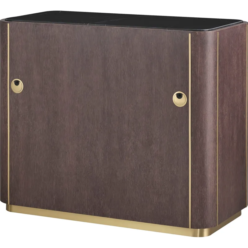 As Shown: Obsidian with Polished Nero Marquina Marble