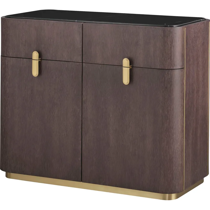 As Shown: Obsidian with Polished Nero Marquina Marble