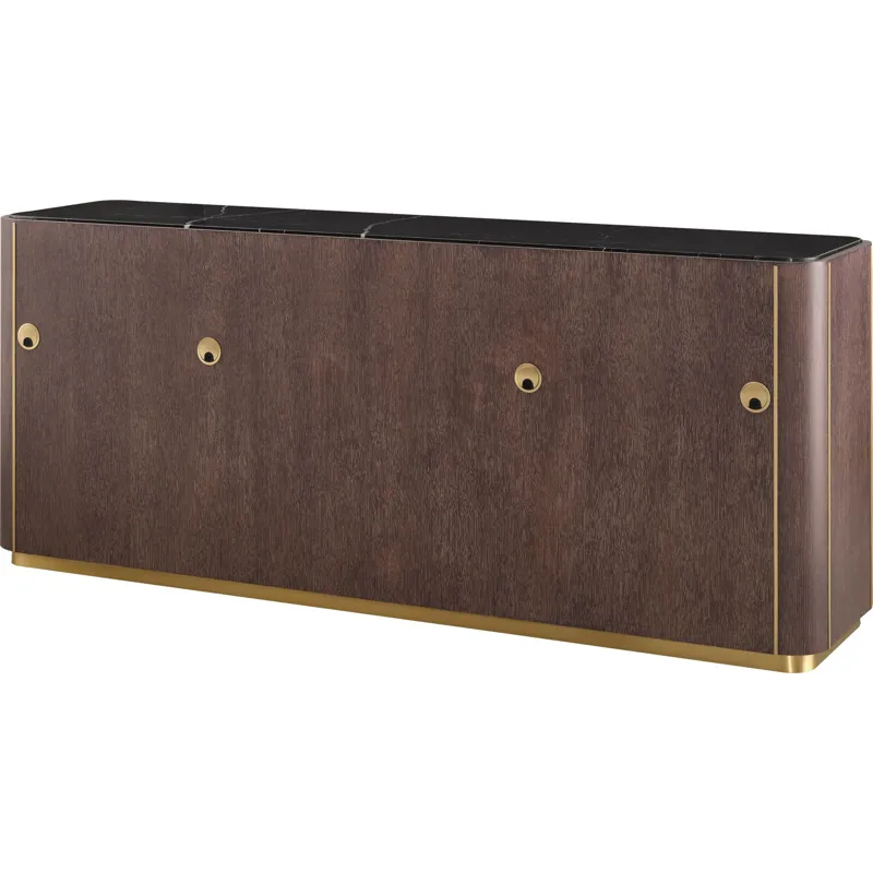 As Shown: Obsidian with Polished Nero Marquina Marble