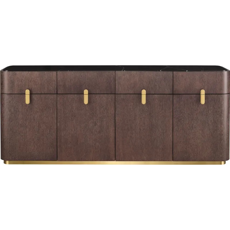 As Shown: Obsidian with Polished Nero Marquina Marble