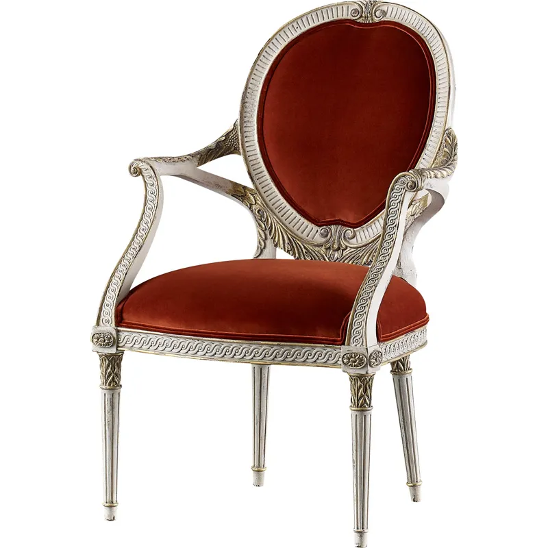 As Shown: fabric 85-535 (no longer available), Venetian finish with Worn Gilt tipping