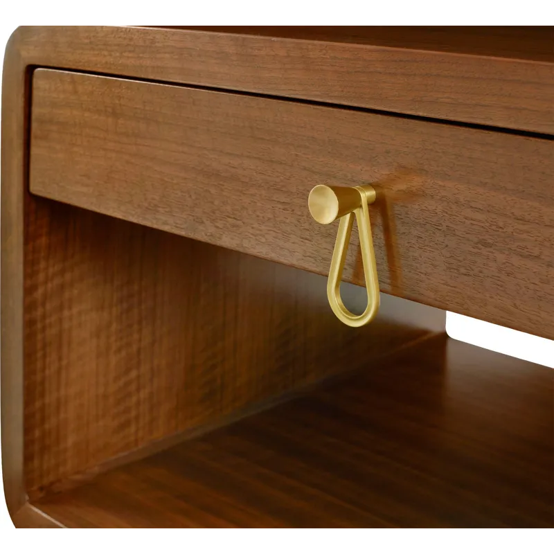 As Shown: Nougat with Natural Bronze Hardware