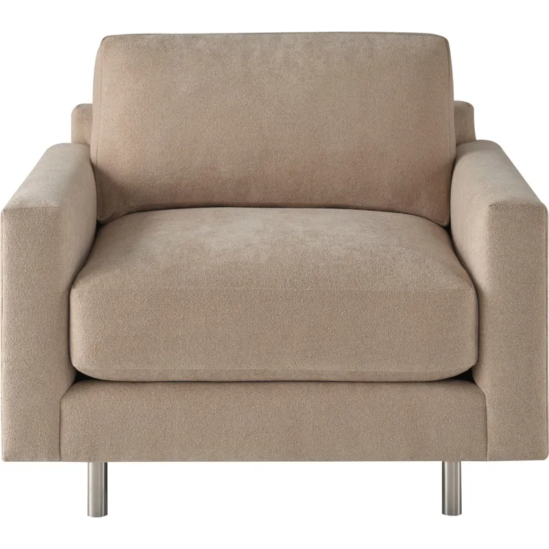 As Shown: Polished Stainless Steel, Essentials Value fabric 23-151
