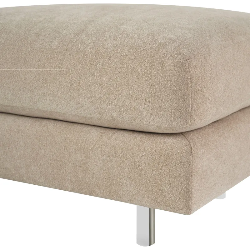 As Shown: Polished Stainless Steel, Essentials Value fabric 23-151