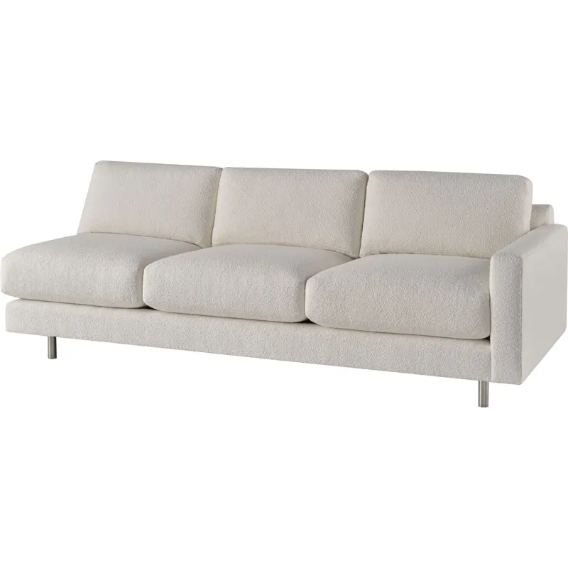 As Shown: Polished Stainless Steel, Essentials Value fabric 23-143