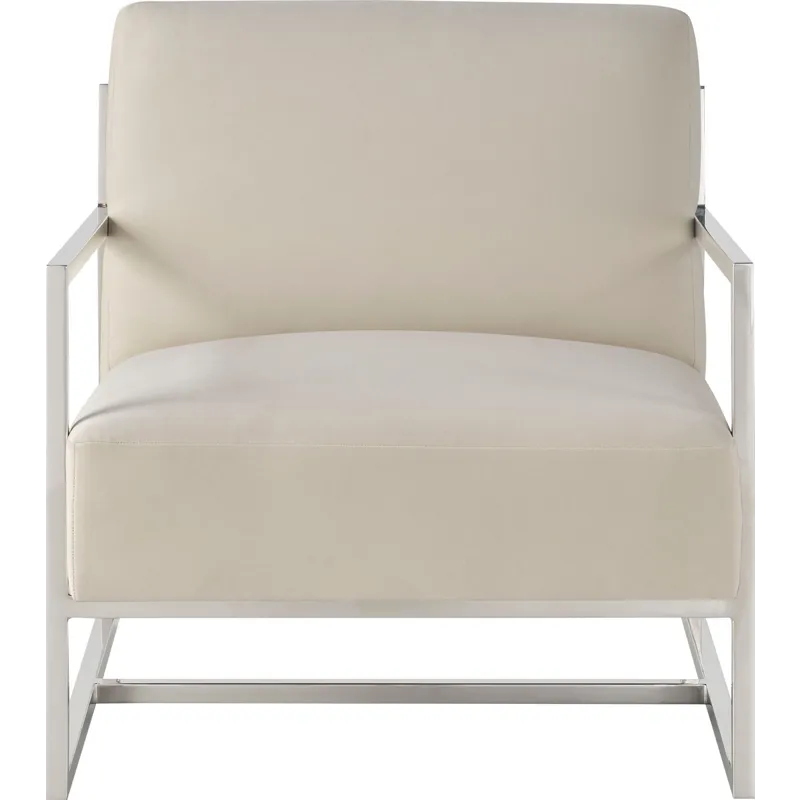 As Shown: Polished Stainless Steel, Essentials Value fabric 23-156