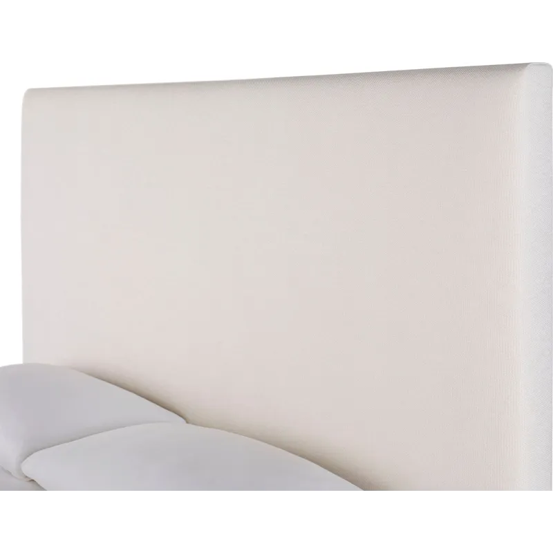 As Shown: fabric 79-305, 64" headboard, regular taper foot in Chocolate Mink