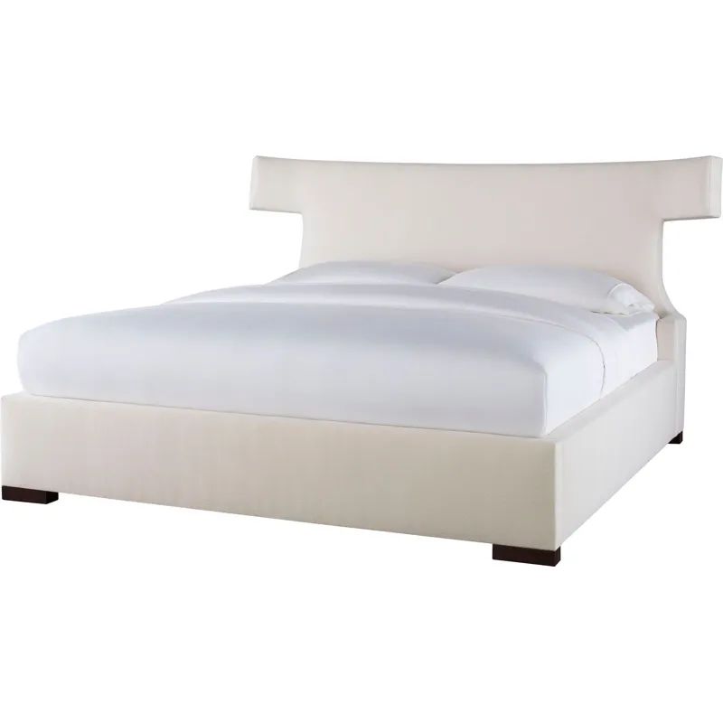 As Shown: fabric 79-305, 50" headboard, wide block foot in Chocolate Mink