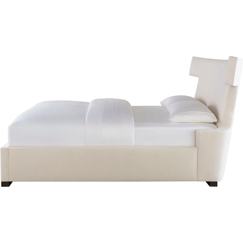As Shown: fabric 79-305, 50" headboard, wide block foot in Chocolate Mink