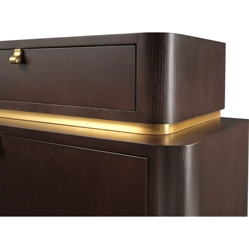 As Shown: Carob with Natural Bronze