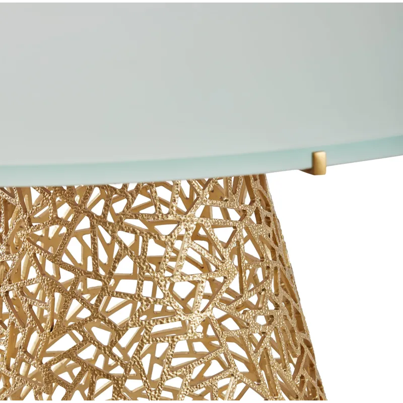 As Shown: Liquid Bronze with Brilliant White