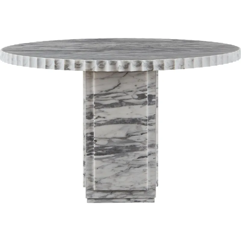 As Shown: Polished Arabescato Marble