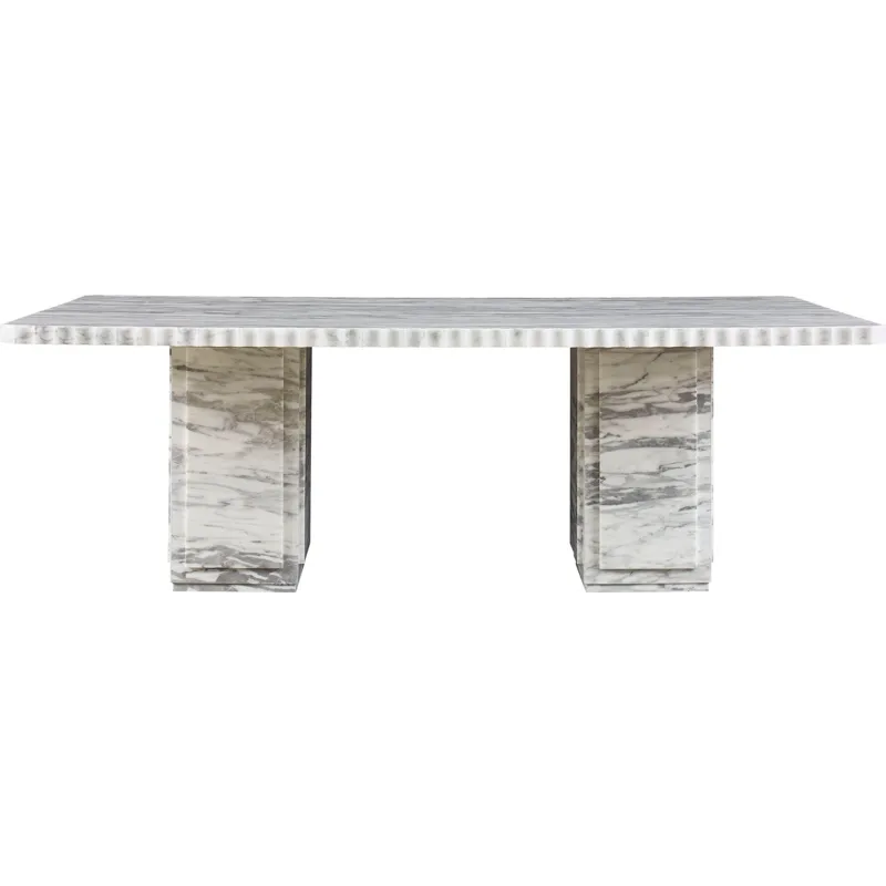 As Shown: Polished Arabescato Marble