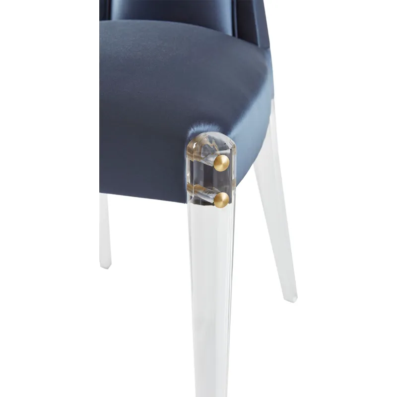 As Shown: fabric 13-595 (limited availability), Acrylic legs