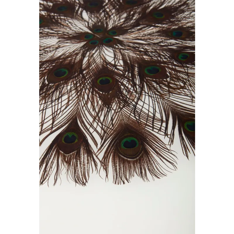 Baker Luxe Peacock Square Cocktail Table