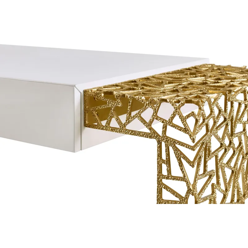 As Shown: Liquid Bronze with Brilliant White