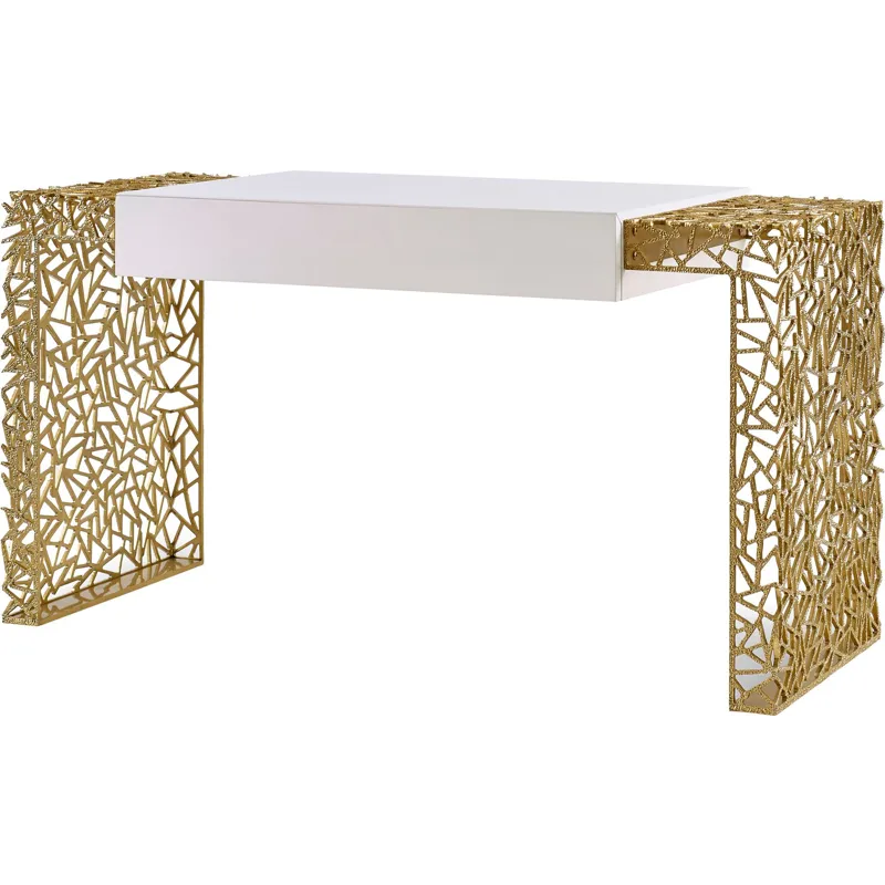 As Shown: Liquid Bronze with Brilliant White