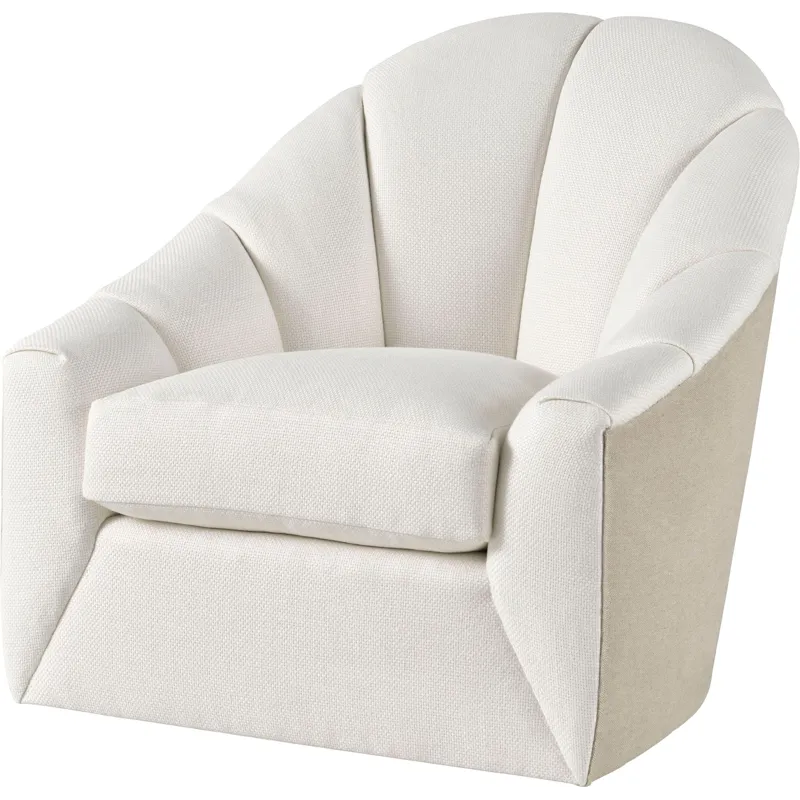 As Shown: outback and side fabric 21-475, inside fabric 44-530, swivel base