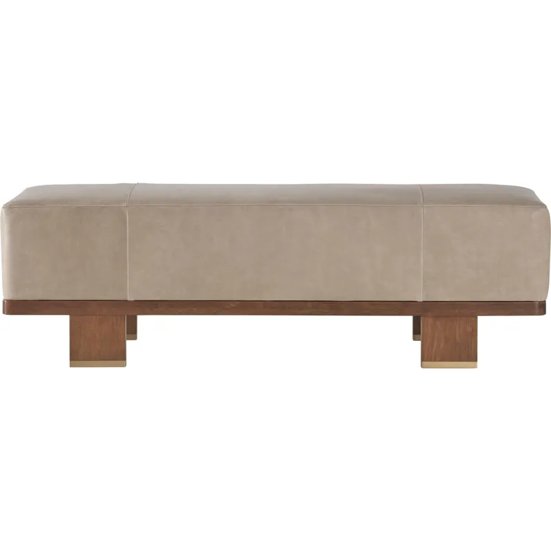 As Shown: leather L1399 (no longer available), Almond finish, Brass ferrules