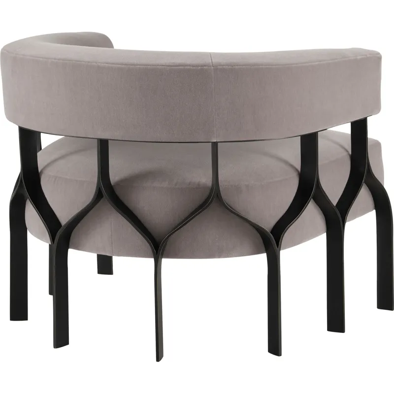 As Shown: fabric 930-014, Blackened Bronze