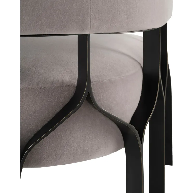 As Shown: fabric 930-014, Blackened Bronze