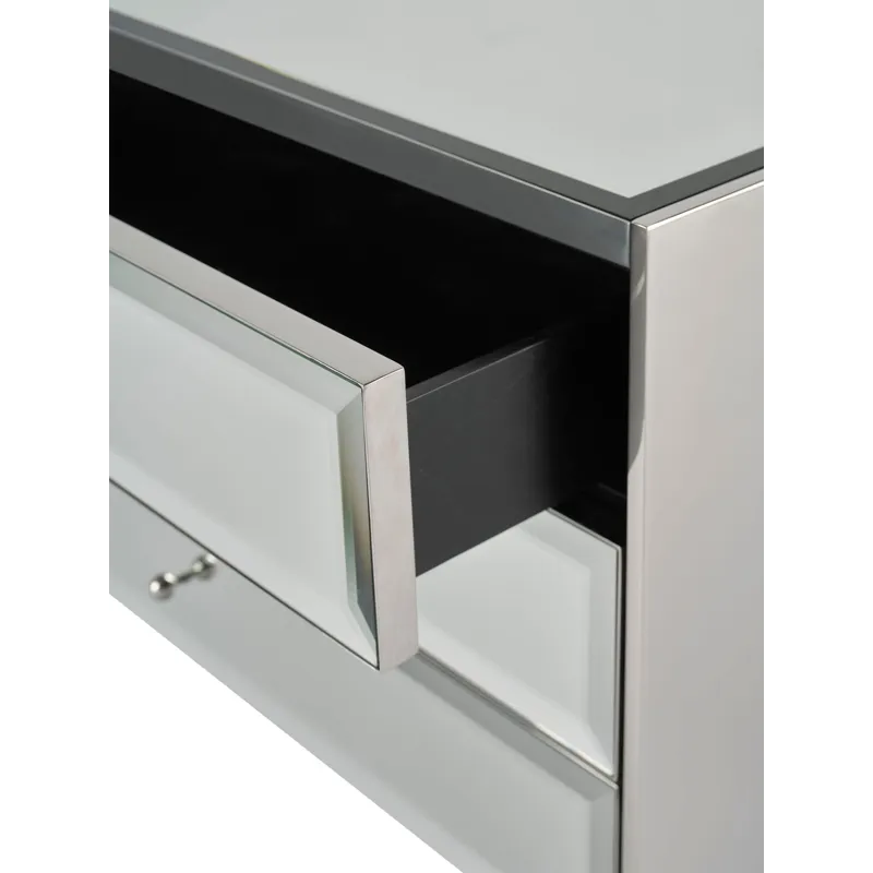 As Shown: Polished Stainless Steel with Mirror