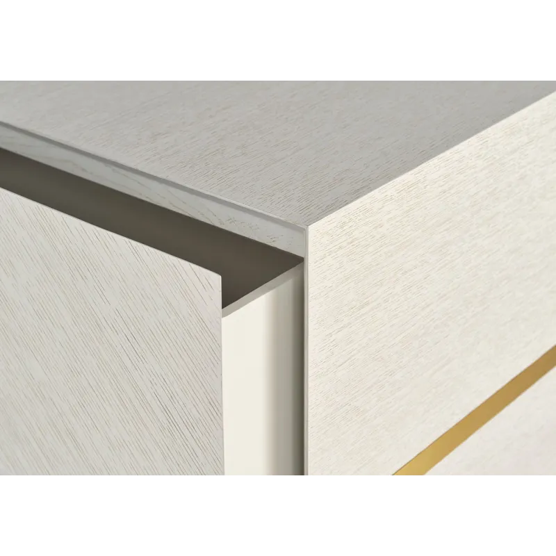 As Shown: Ecru with Natural Bronze