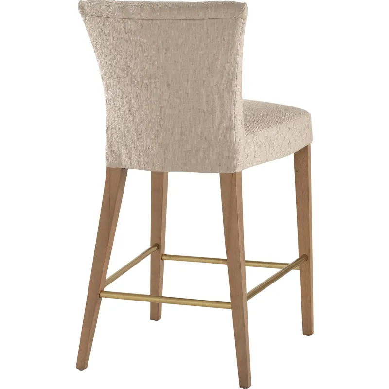 As Shown: fabric 45-627, Toffee finish, Natural Bronze hardware