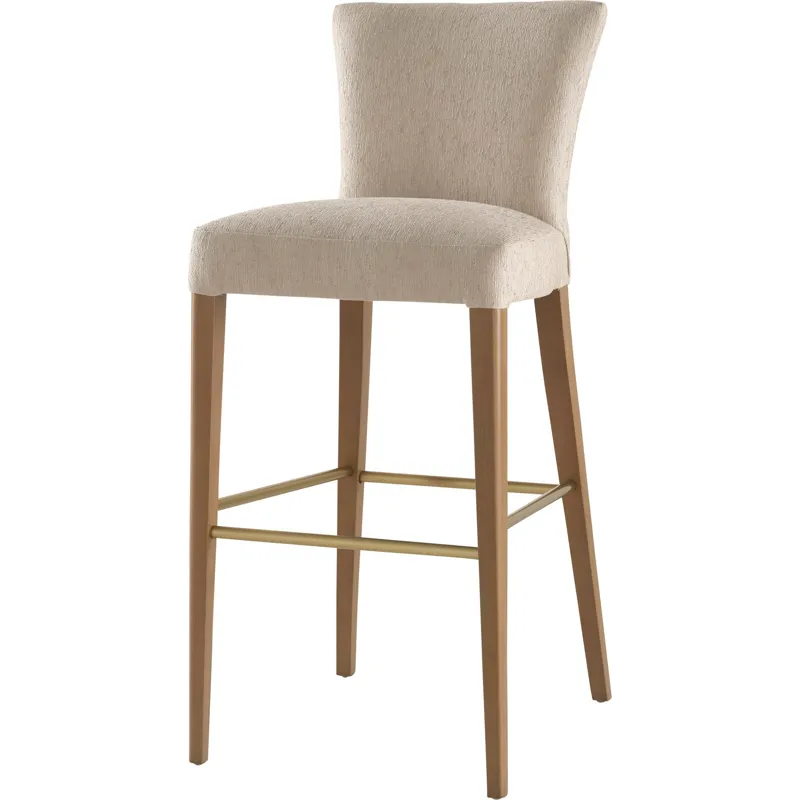 As Shown: fabric 45-627, Toffee finish, Natural Bronze hardware