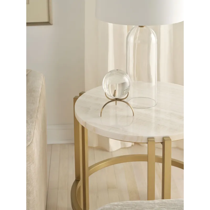 As Shown: Natural Bronze with White Bubble Onyx