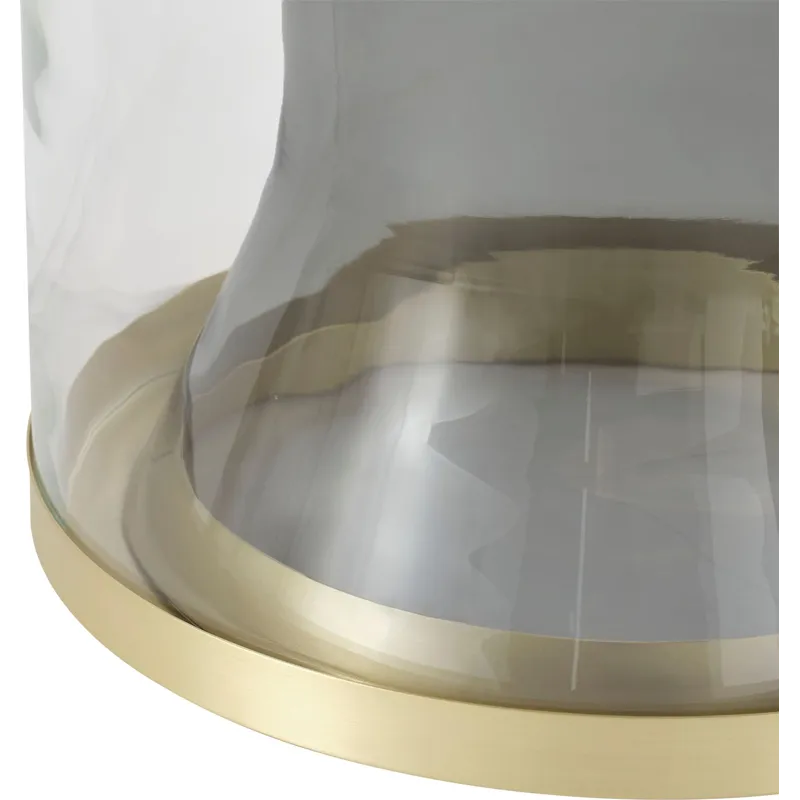 As Shown: Blown Murano Glass, Brass ring