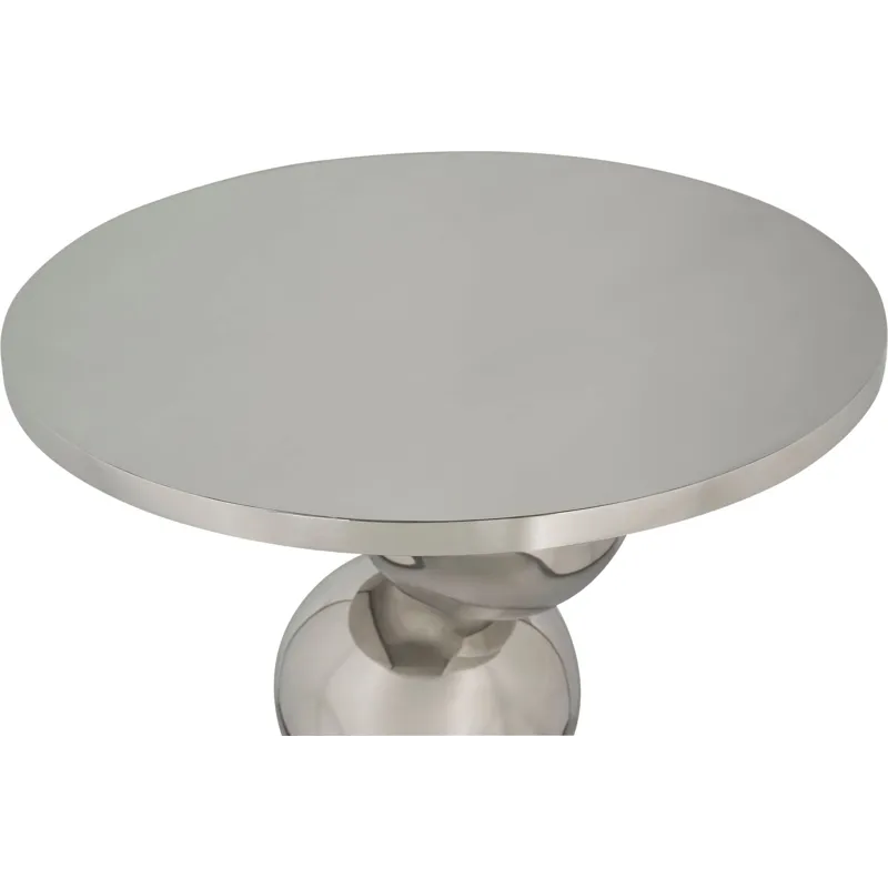 As Shown: Polished Stainless Steel