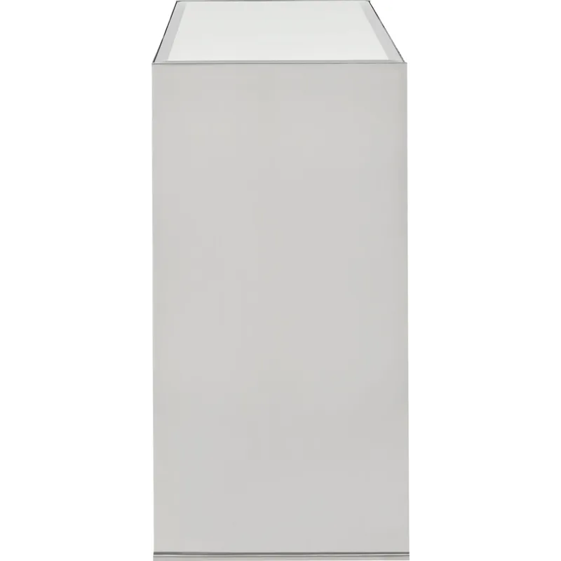 As Shown: Polished Stainless Steel with Mirror