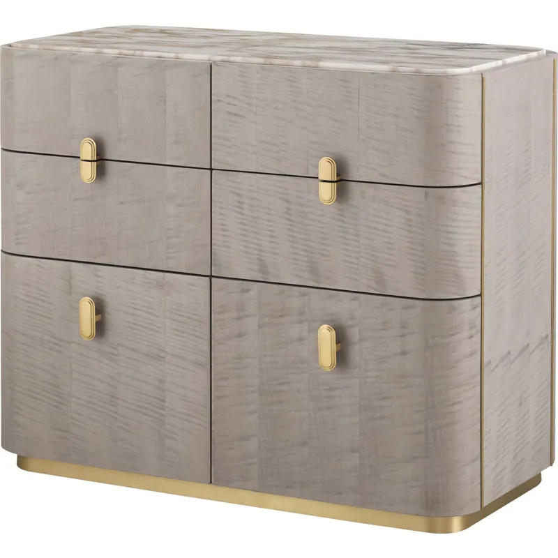 As Shown: Sterling with Polished Calacatta Gold Marble