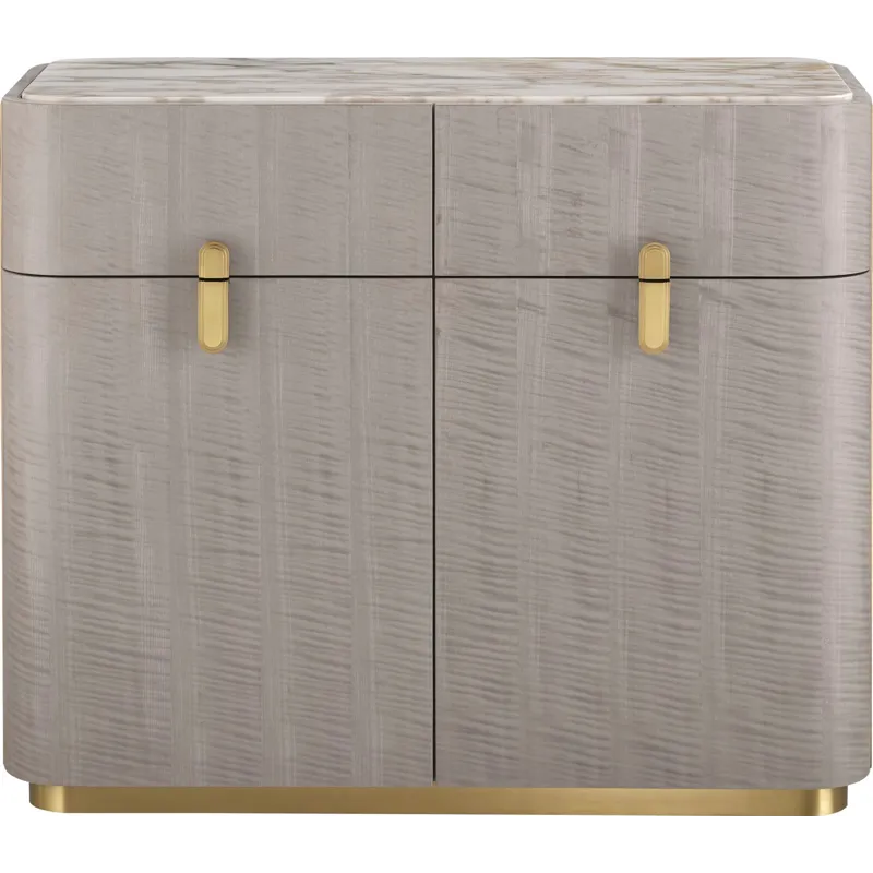 As Shown: Sterling with Polished Calacatta Gold Marble