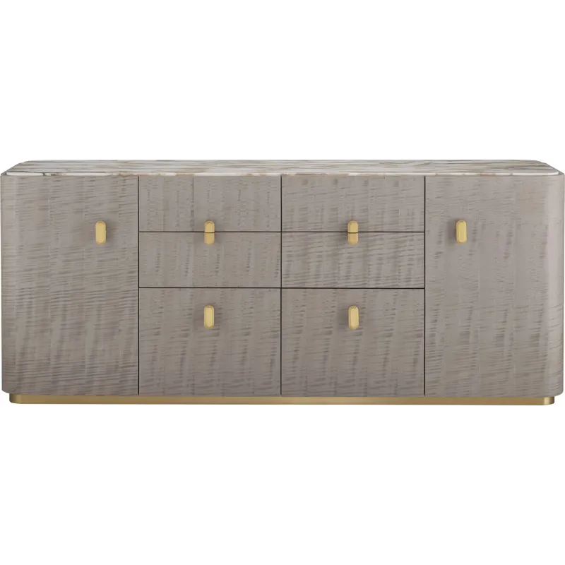 As Shown: Sterling with Polished Calacatta Gold Marble