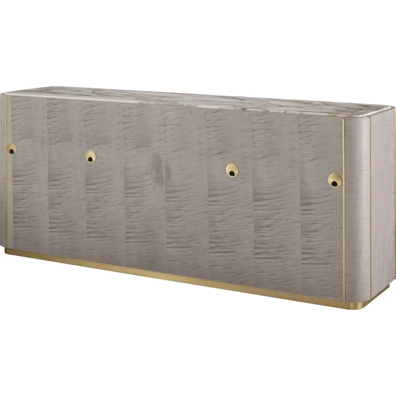 As Shown: Sterling with Polished Calacatta Gold Marble