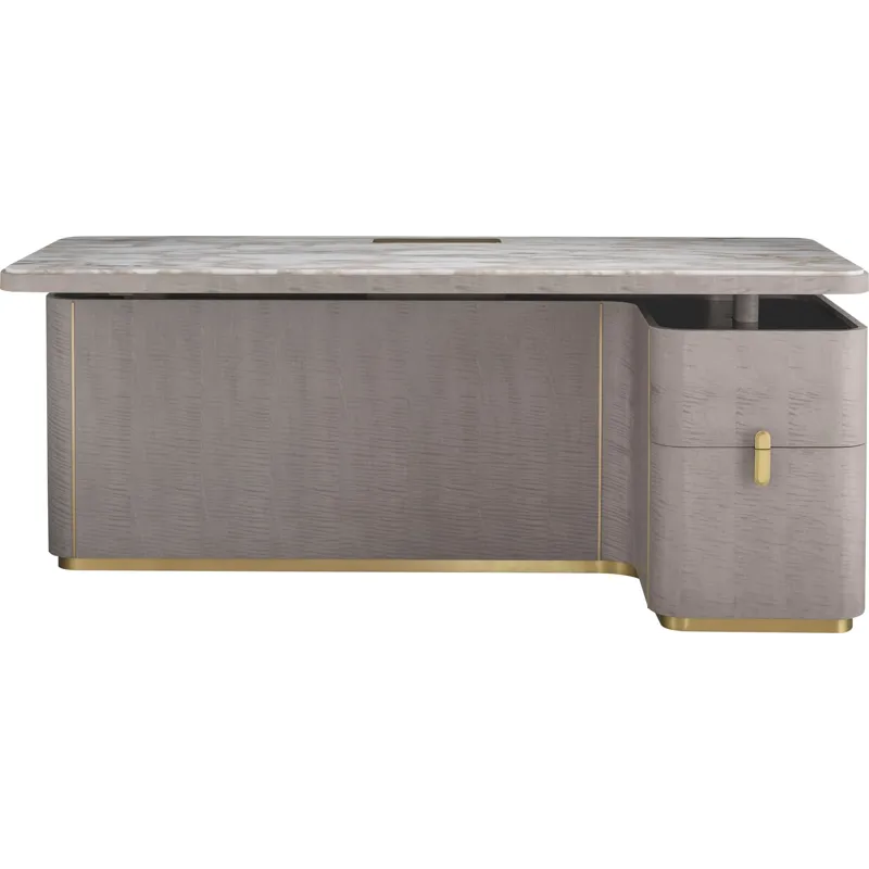 As Shown: Sterling with Polished Calacatta Gold Marble