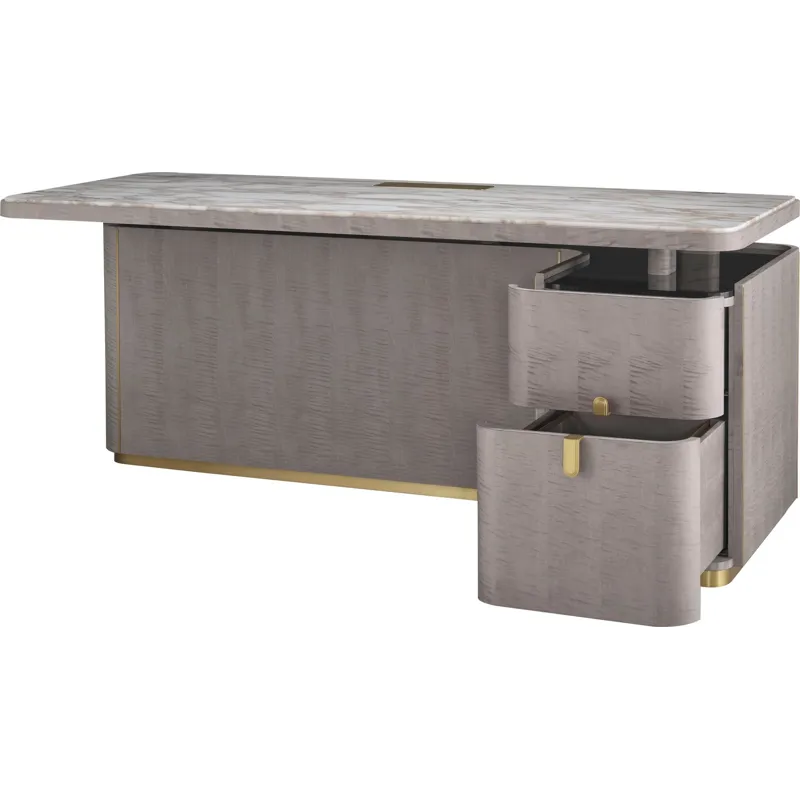 As Shown: Sterling with Polished Calacatta Gold Marble