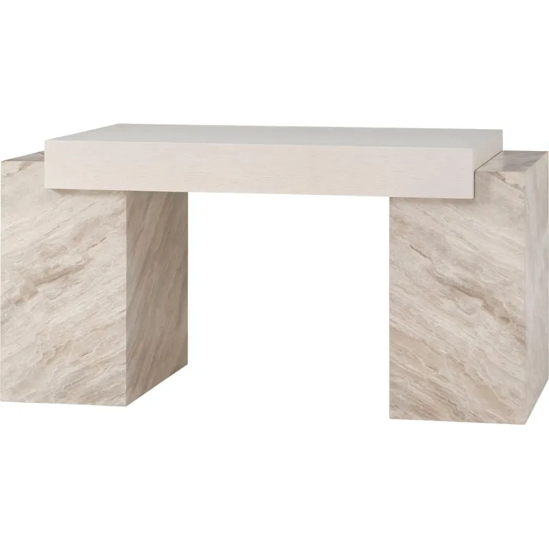 As Shown: Oyster top, Lena Grey Marble base