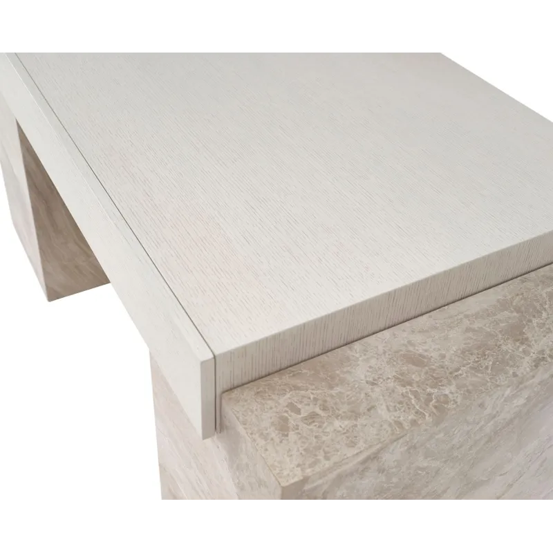 As Shown: Oyster top, Lena Grey Marble base