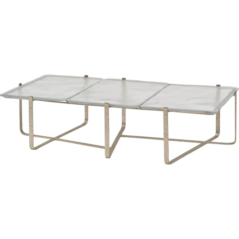 As Shown: Cast Murano glass top, Luna Bronze base