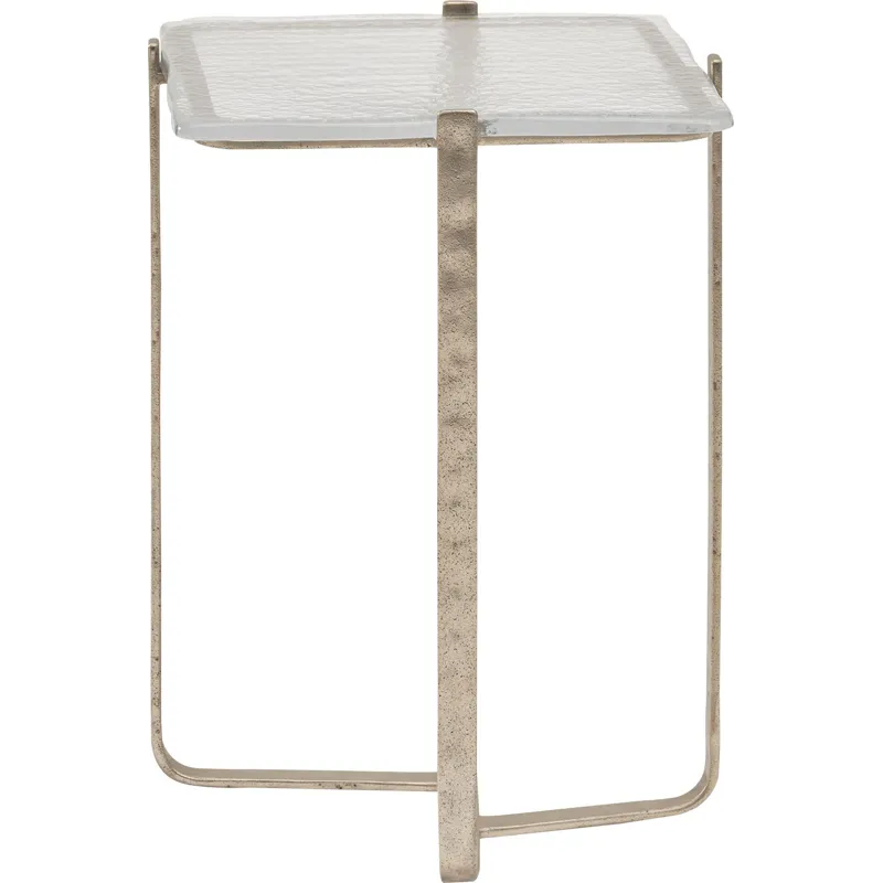 As Shown: Cast Murano glass top, Luna Bronze base