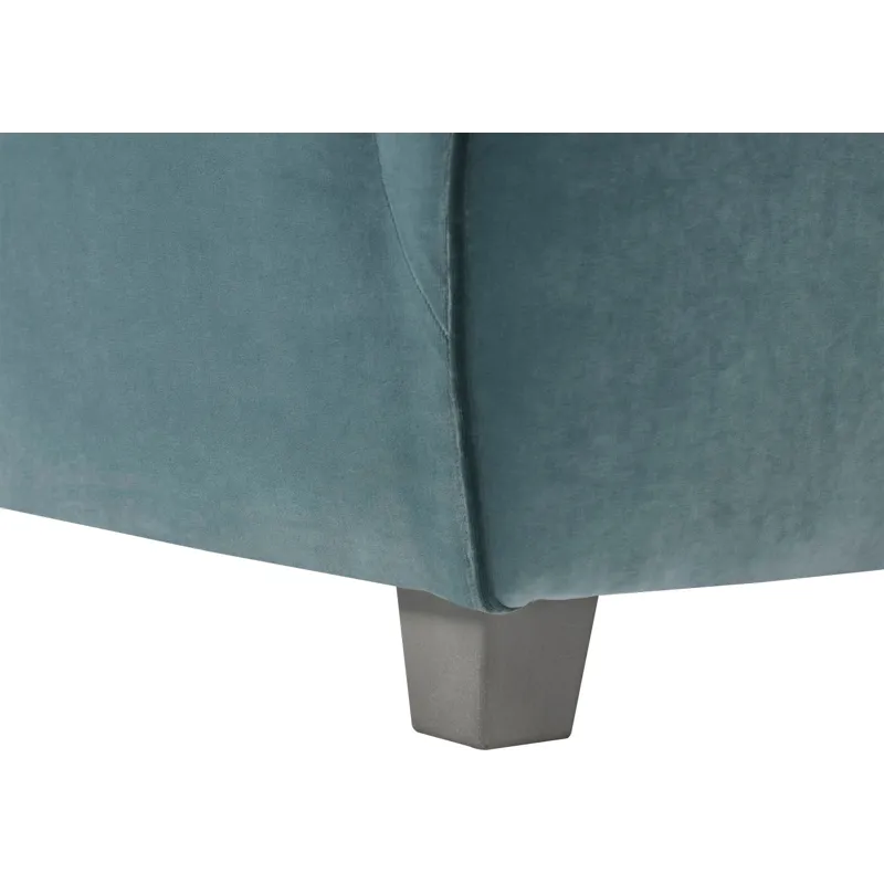 As Shown: fabric 23-207, welt fabric 23-208, Sterling Grey finish