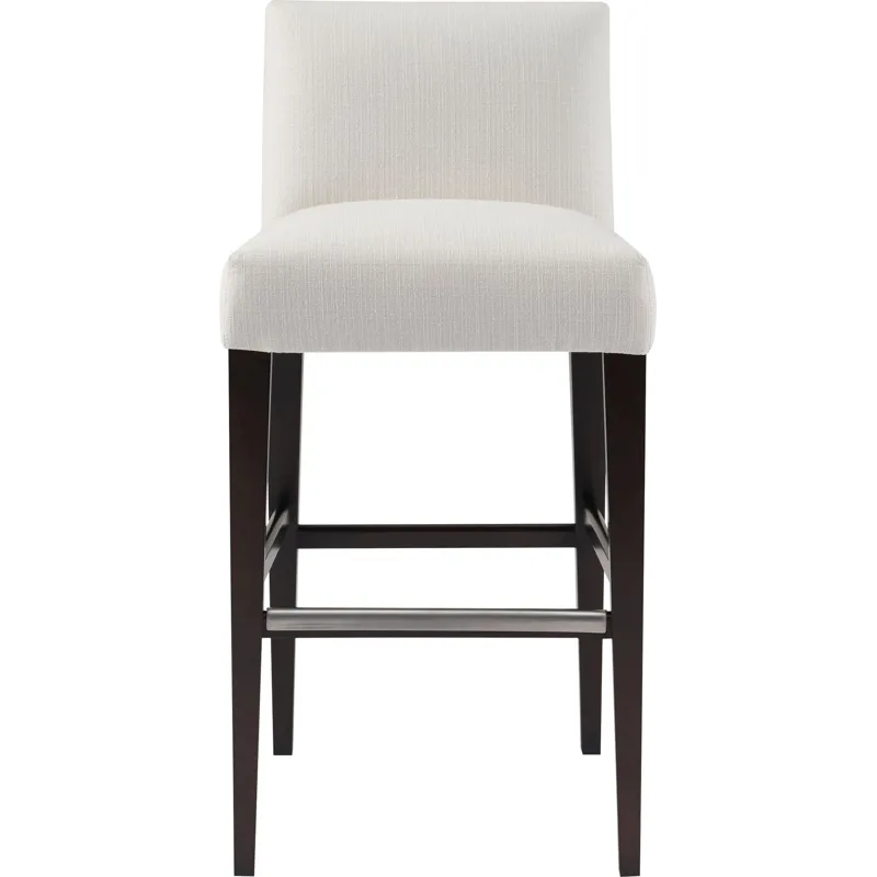 As Shown: fabric 23-130, Chocolate Mink finish, Brushed Stainless Steel kickplate