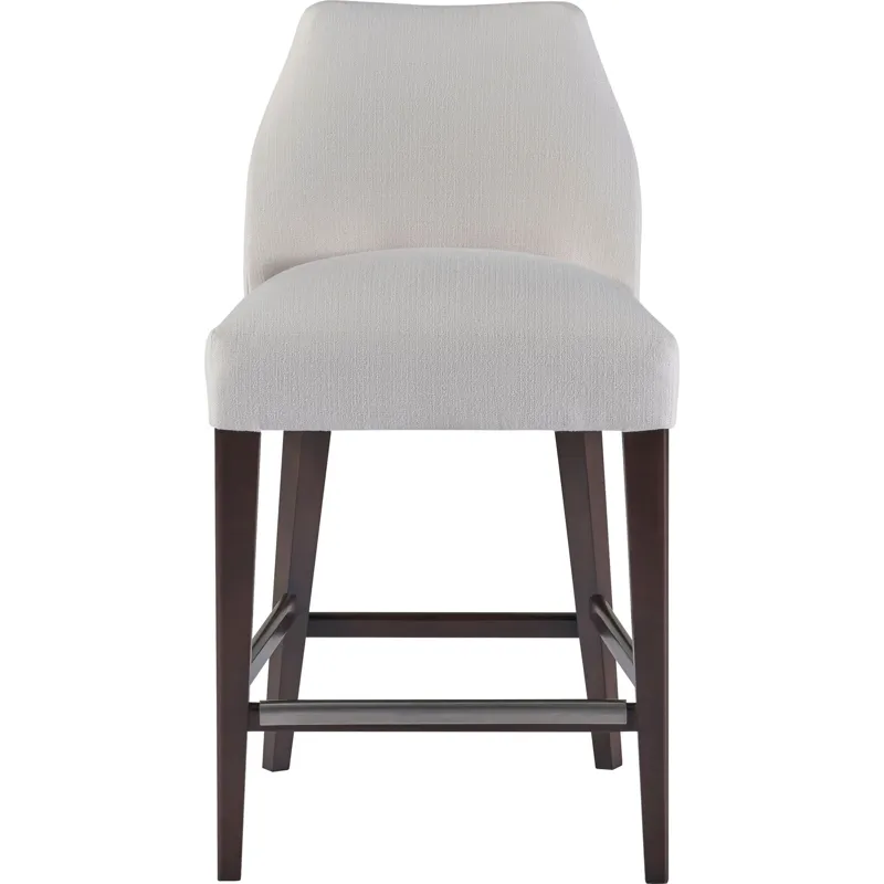 As Shown: fabric 23-130, Chocolate Mink finish, Brushed Stainless Steel kickplate