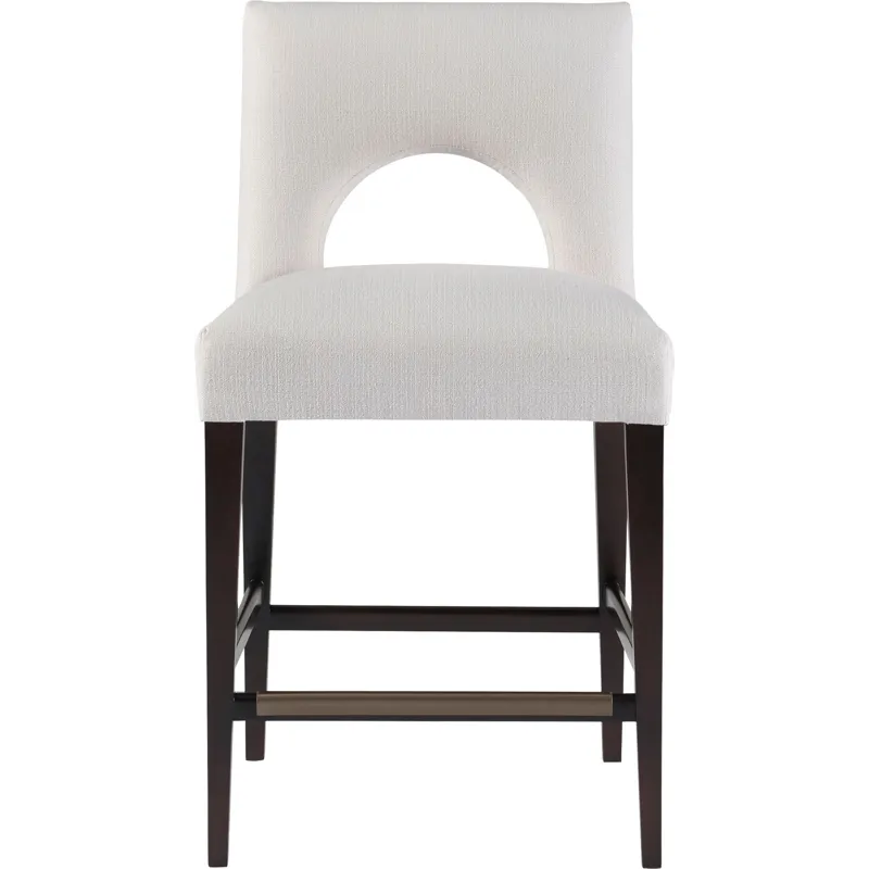 As Shown: fabric 23-130, Chocolate Mink finish, Brushed Antique Bronze kickplate